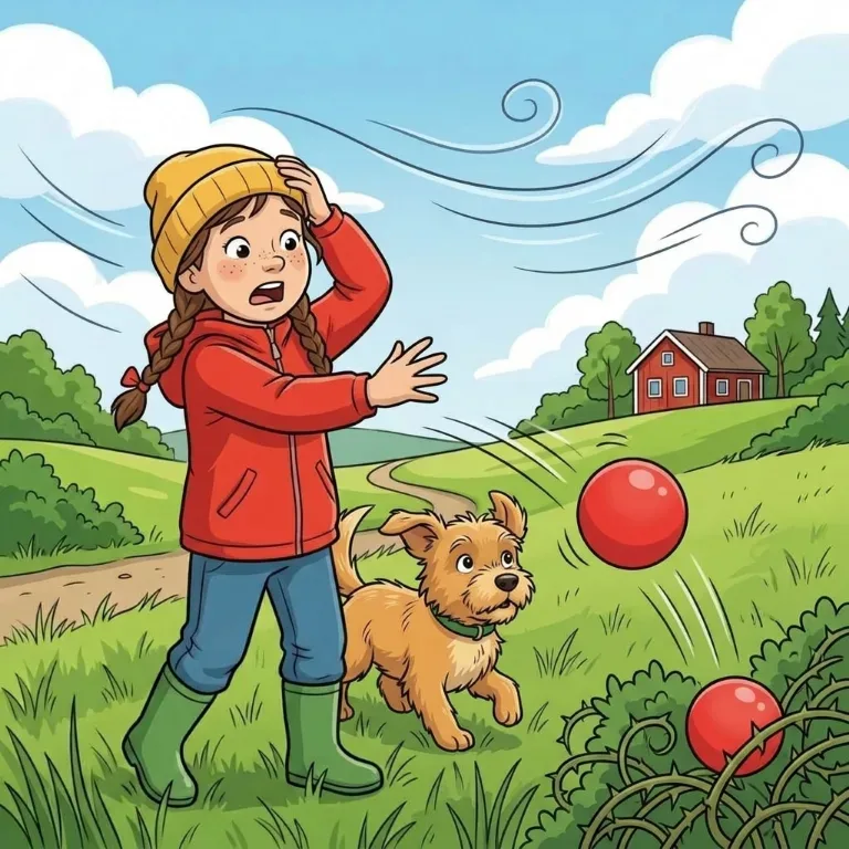 Rute 2: Men så tar et vindkast ballen!