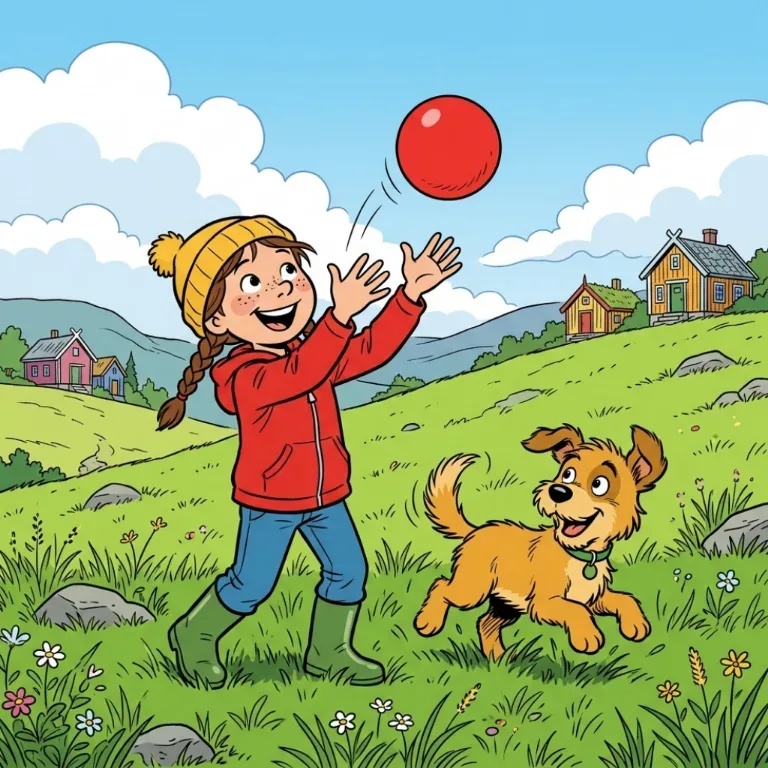 Rute 1: En perfekt ettermiddag for lek på enga.