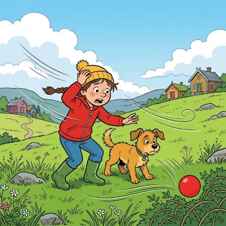Rute 2: Men så tar et vindkast ballen!