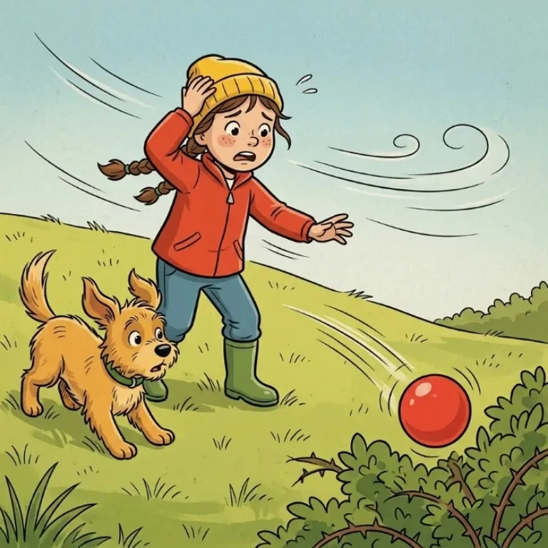 Rute 2: Men så tar et vindkast ballen!